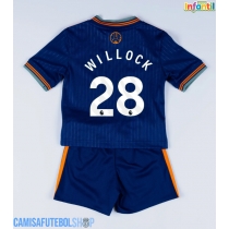 Camisa de time de futebol Newcastle United Joe Willock #28 Replicas 3º Equipamento Infantil 2025-26 Manga Curta (+ Calças curtas)